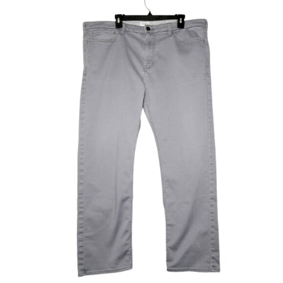 Dockers Other - Dockers Gray Flat Front Straight Leg Khaki Pants - 40x30. Cotton/Polyester blend